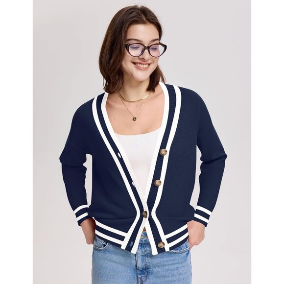 Women's Soft Knit Cardigan Sweater Large Open Front Long Sleeve Casual - Picture 5 of 6